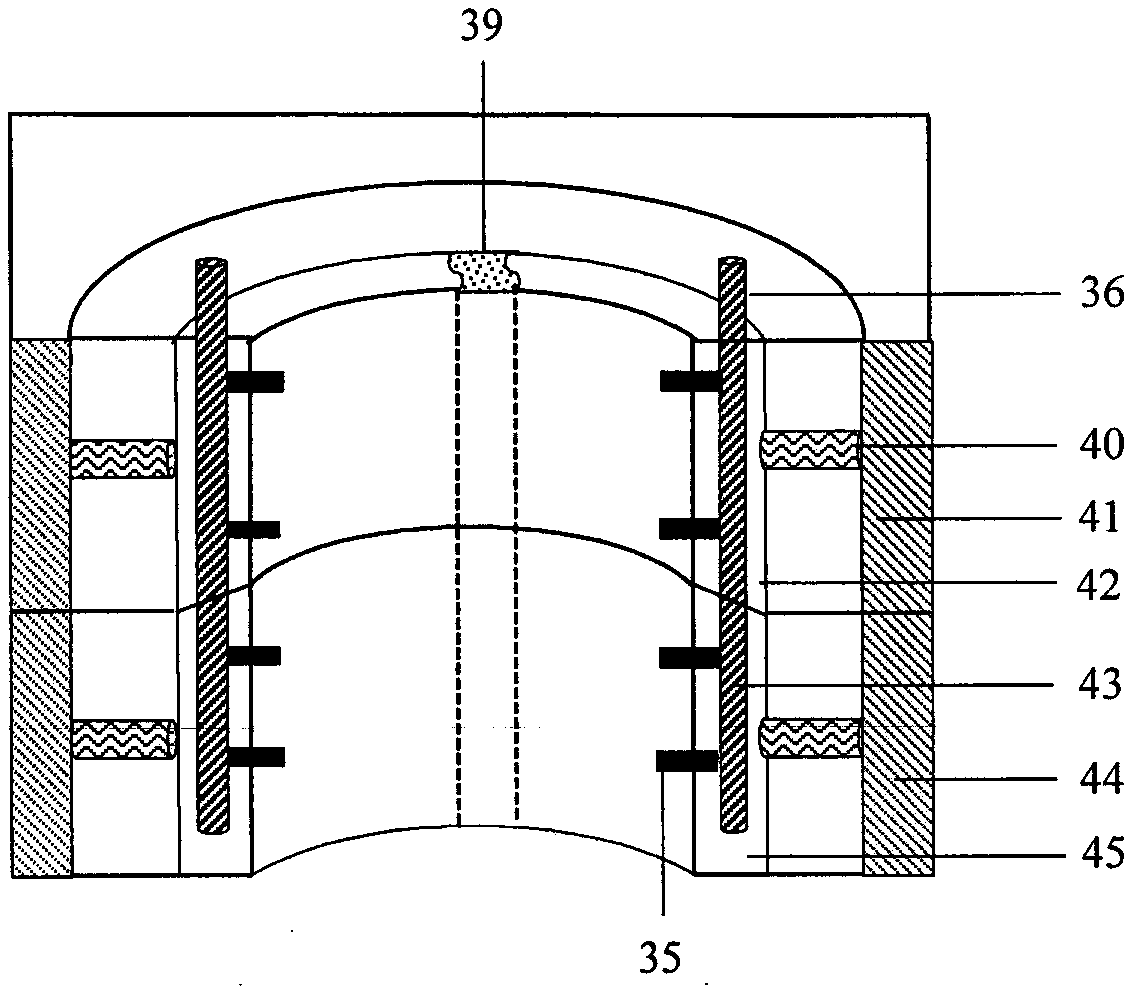 Method for testing swellability of carbonization process of magnesium oxide solidified soil and shear strength of carbonized soil