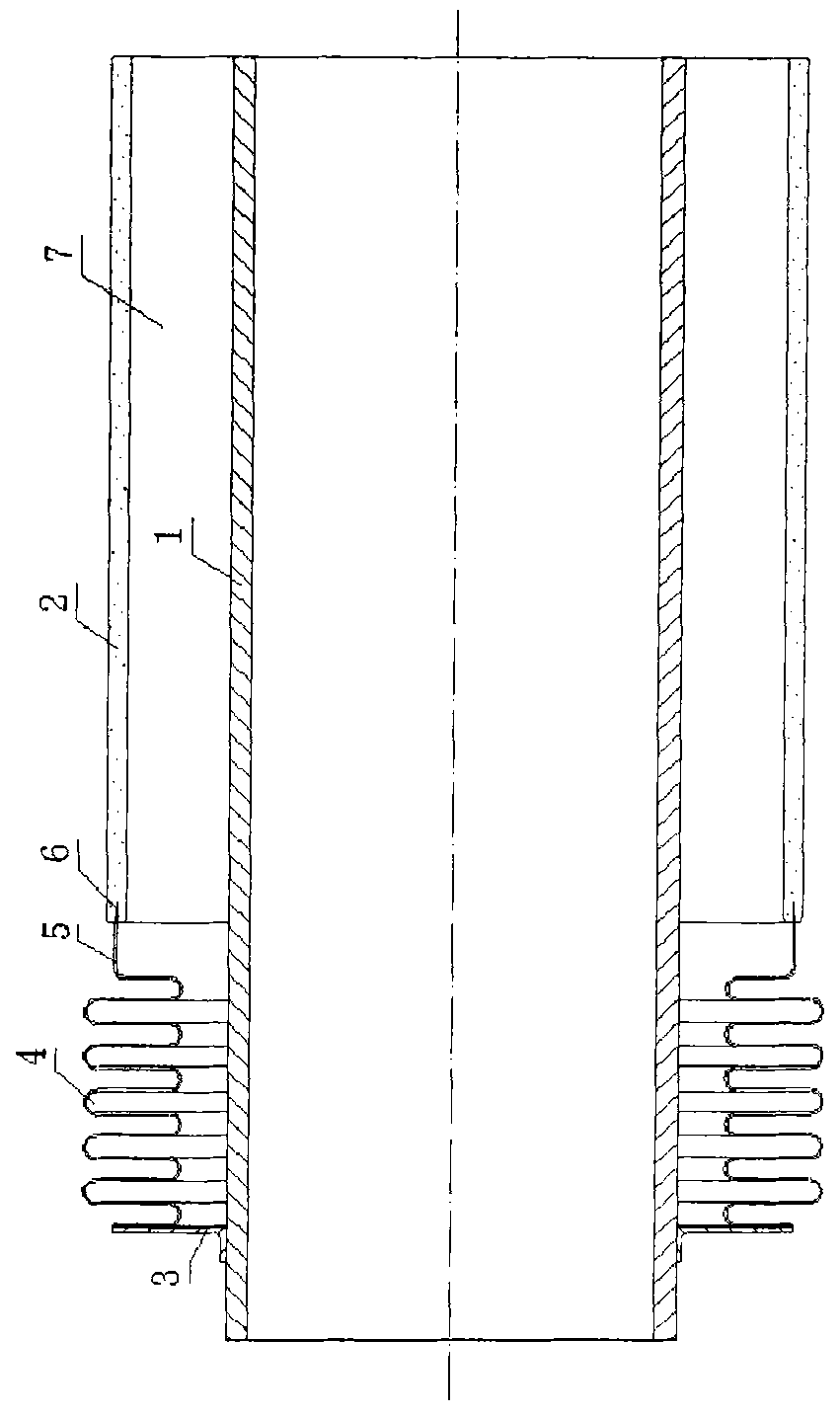 Solar heat-absorbing pipe