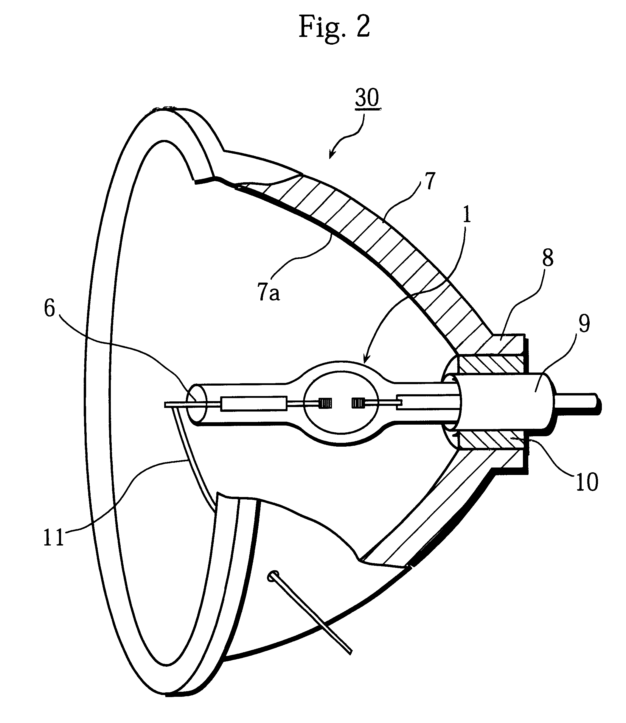 High-pressure mercury lamp