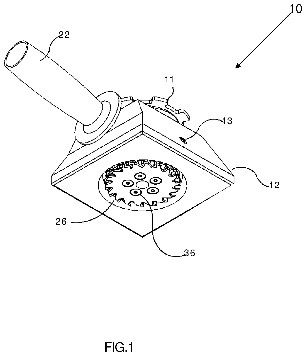 Routing adapter for wide shallow recesses