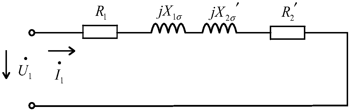 Method for measuring equivalent rotation copper consumption of squirrel cage-type asynchronous motor