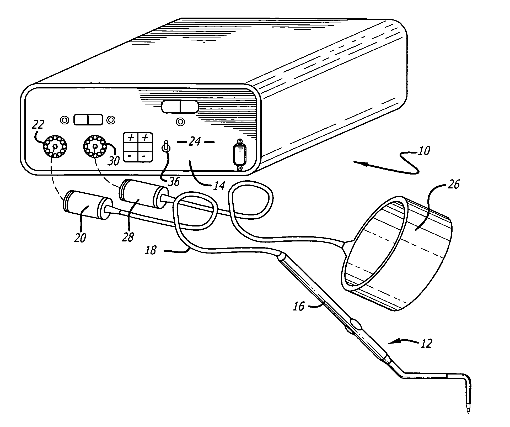 Method and apparatus to reduce wrinkles through application of radio frequency energy to nerves