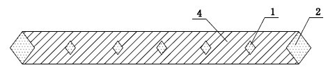 Electrode plate of light lead storage battery