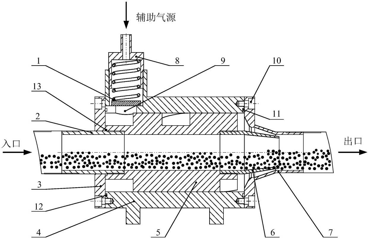 Automatically-controlled pneumatic cyclone supercharger