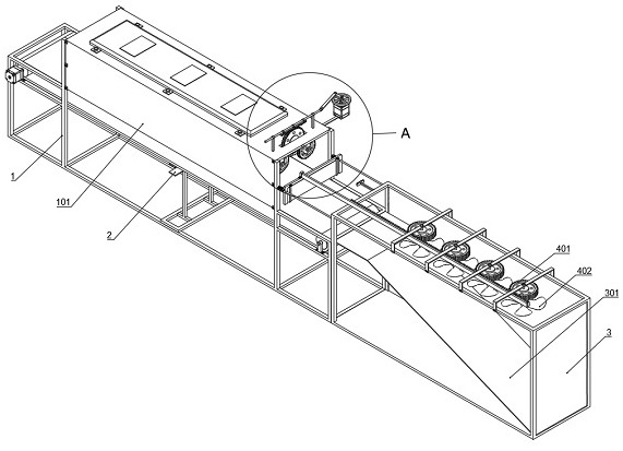 Wood bulking device applied to microwave heating