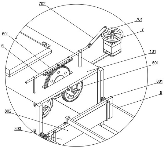 Wood bulking device applied to microwave heating