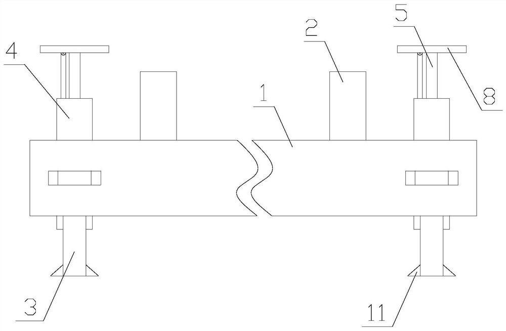 Guide device used for flame cutting machine