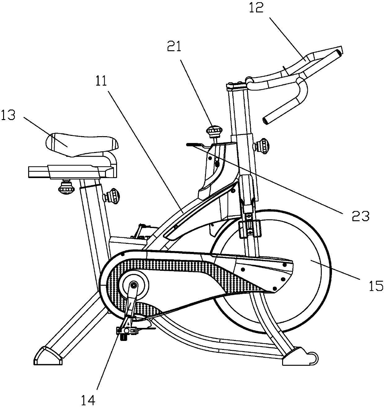 Resistance adjusting mechanism of magnetic control bodybuilding /competition vehicle