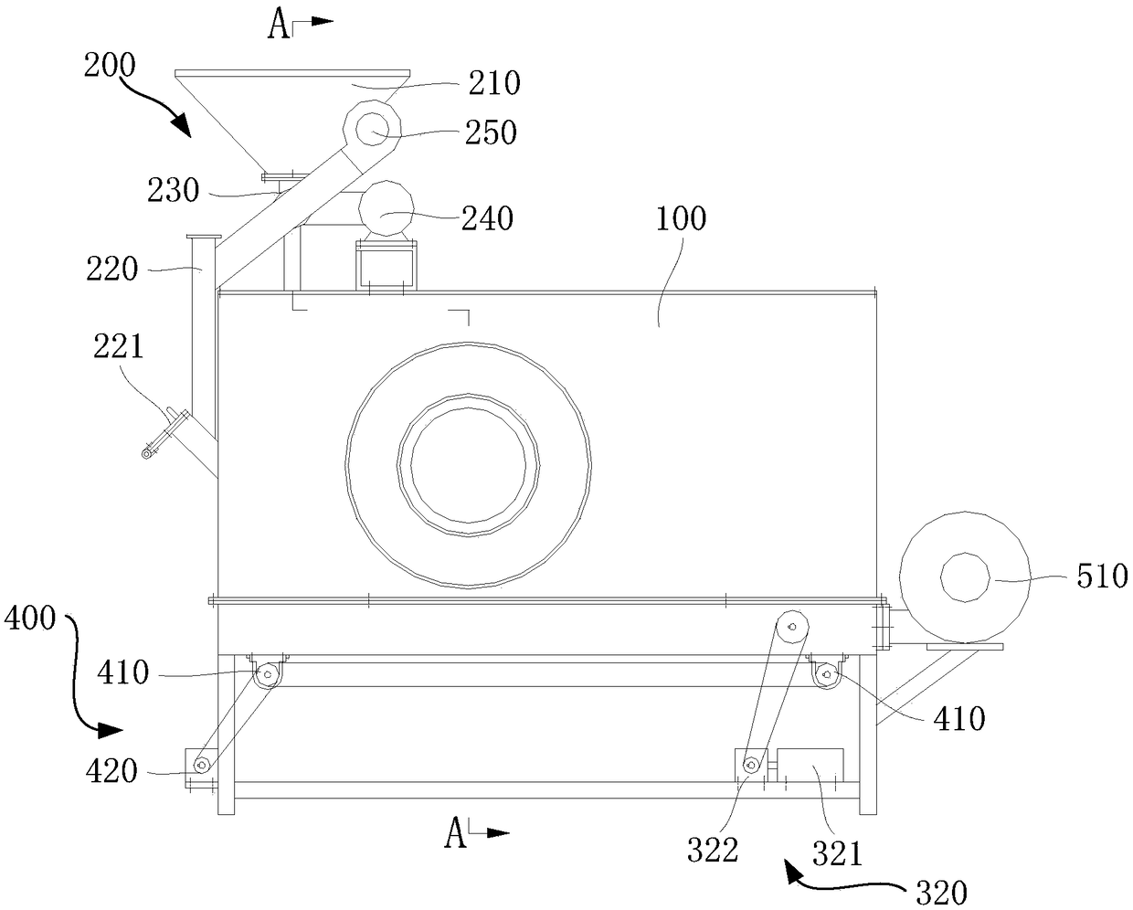 Plant straw particle combustion machine