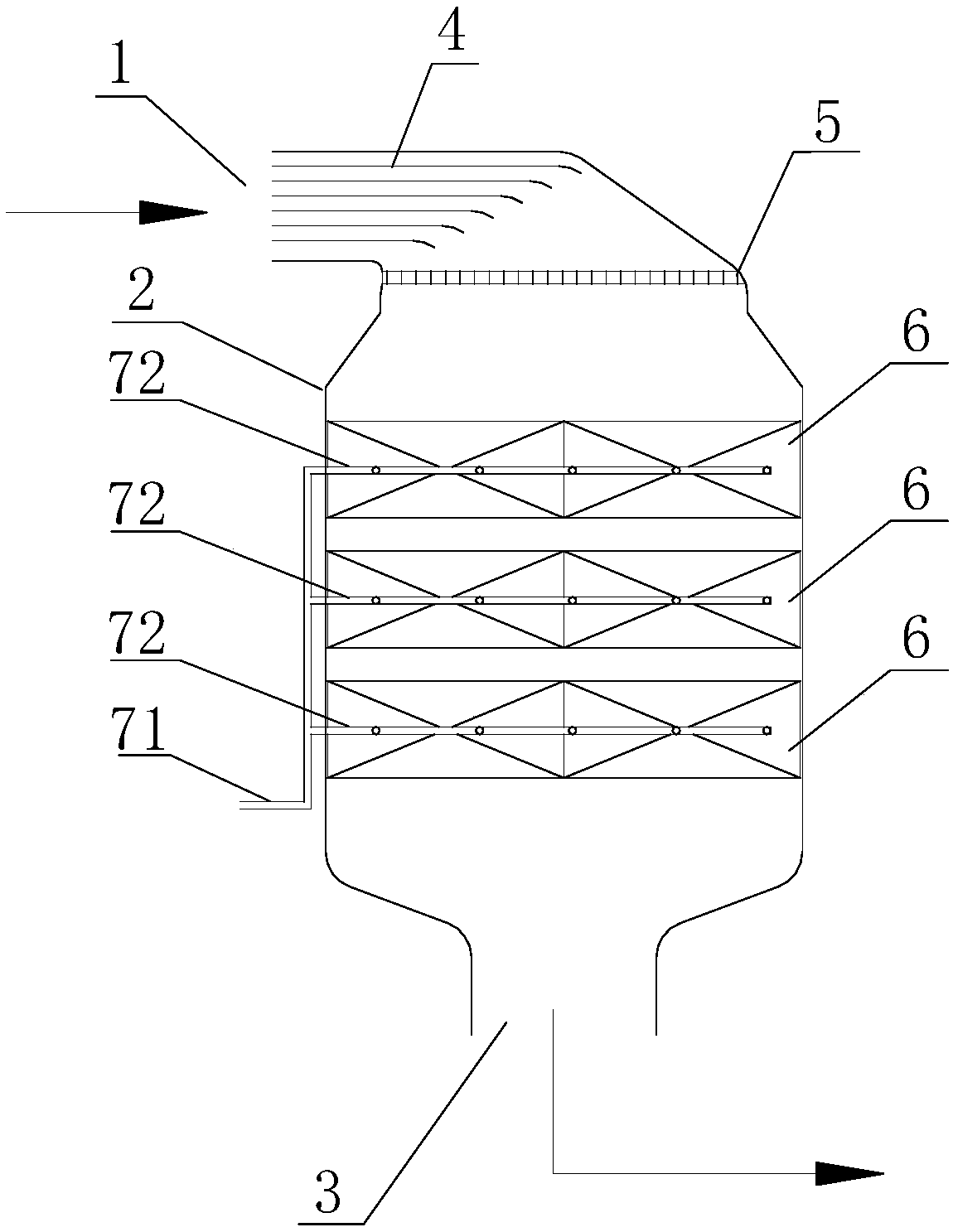 SCR reactor for improving activity of low-temperature SCR catalyst and inhibiting byproduct N2O