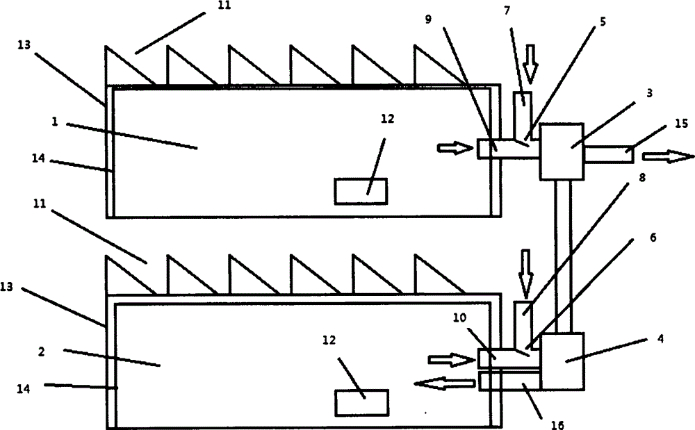 Adaptive constant-temperature moisturizing photovoltaic agriculture greenhouse support integrated system with waste heat recovery function