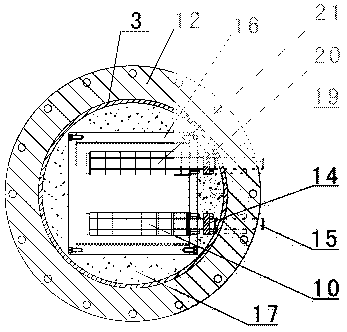 Process and device for electric cracking catalytic oxidation for petroleum drilling wastewater