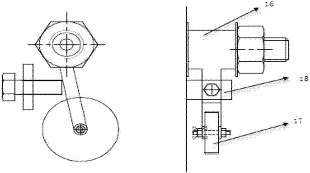 Plasterboard manufacturing system with distribution bridge parking device