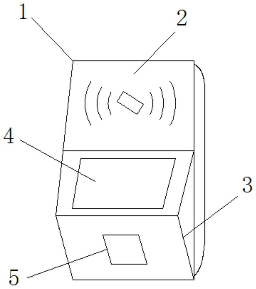 Bus code brushing device for electronic commerce data encryption based on silicon controlled rectifier principle
