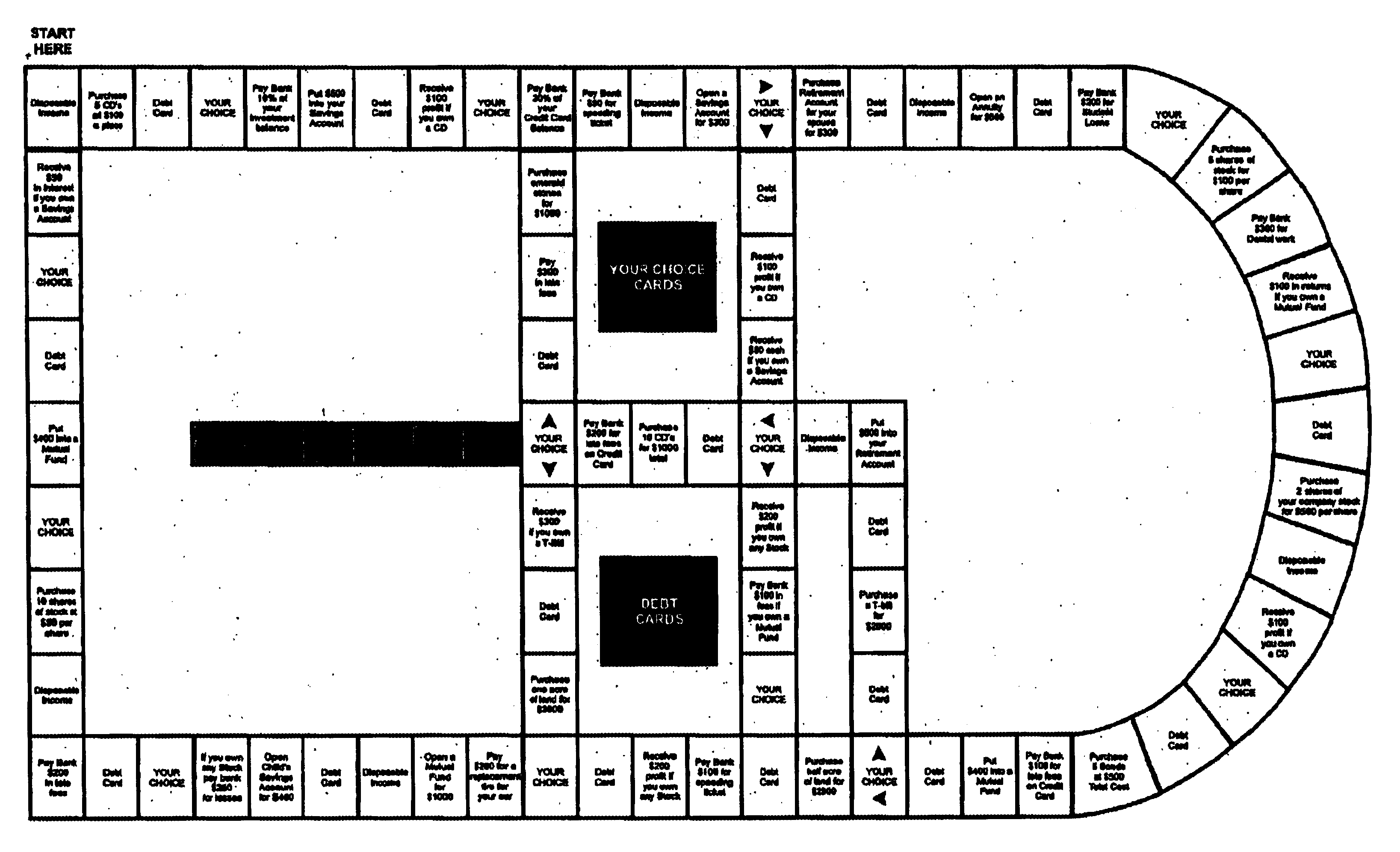 Credit card debt management board game