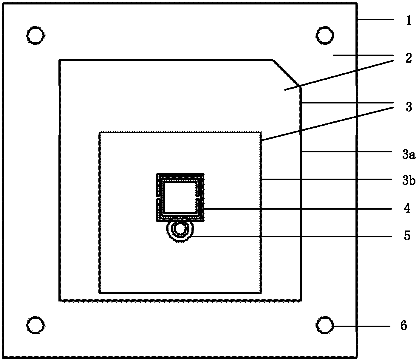 Single-fed dual-bandwidth wave beam circular polarization antenna