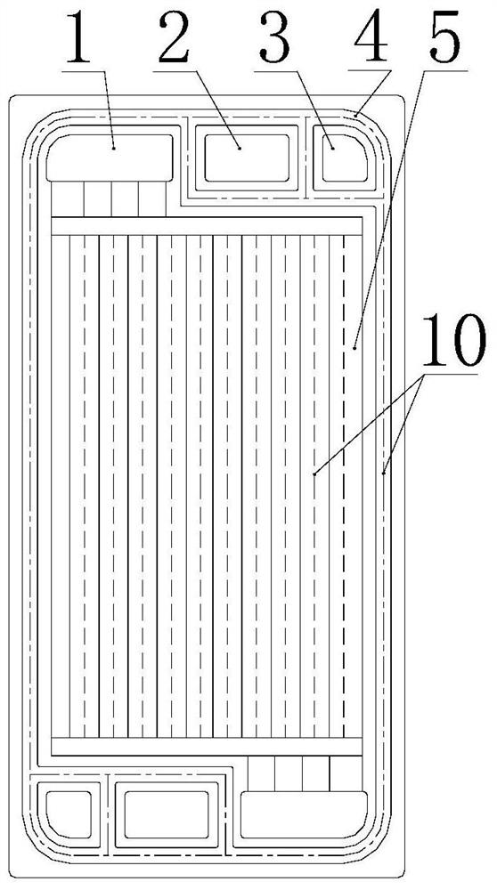 A kind of preparation method of metal graphite composite bipolar plate of proton exchange membrane fuel cell