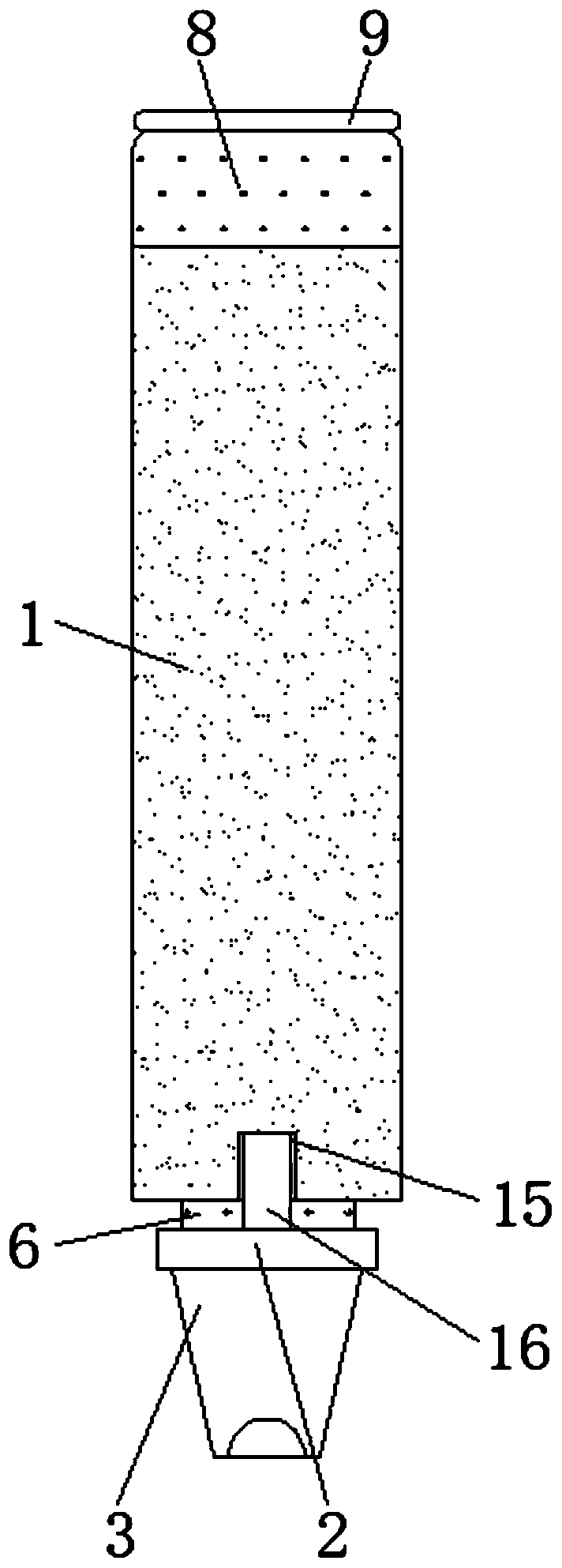 Drill rod structure for down-hole drilling machine