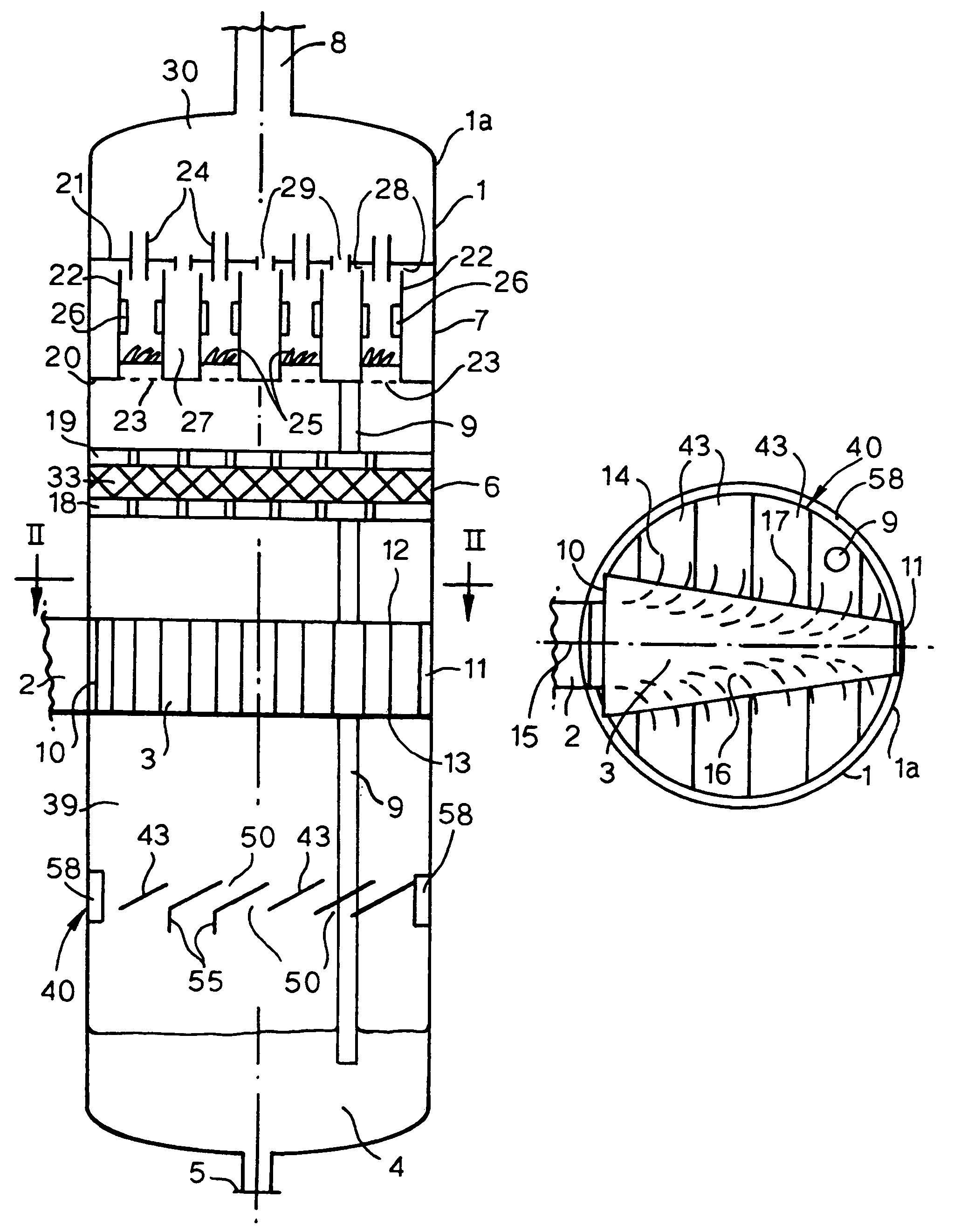 Gas/liquid separator