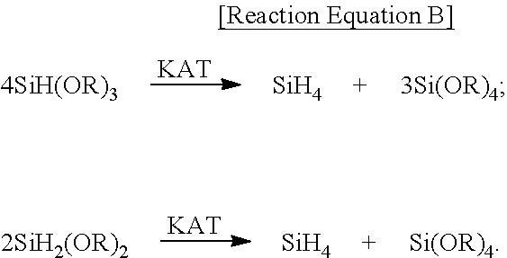 Method for preparing monosilane using trialkoxysilane