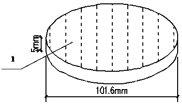 Sample preparation method of scanning electron microscope of basalt fiber and asphalt mixed material fracture