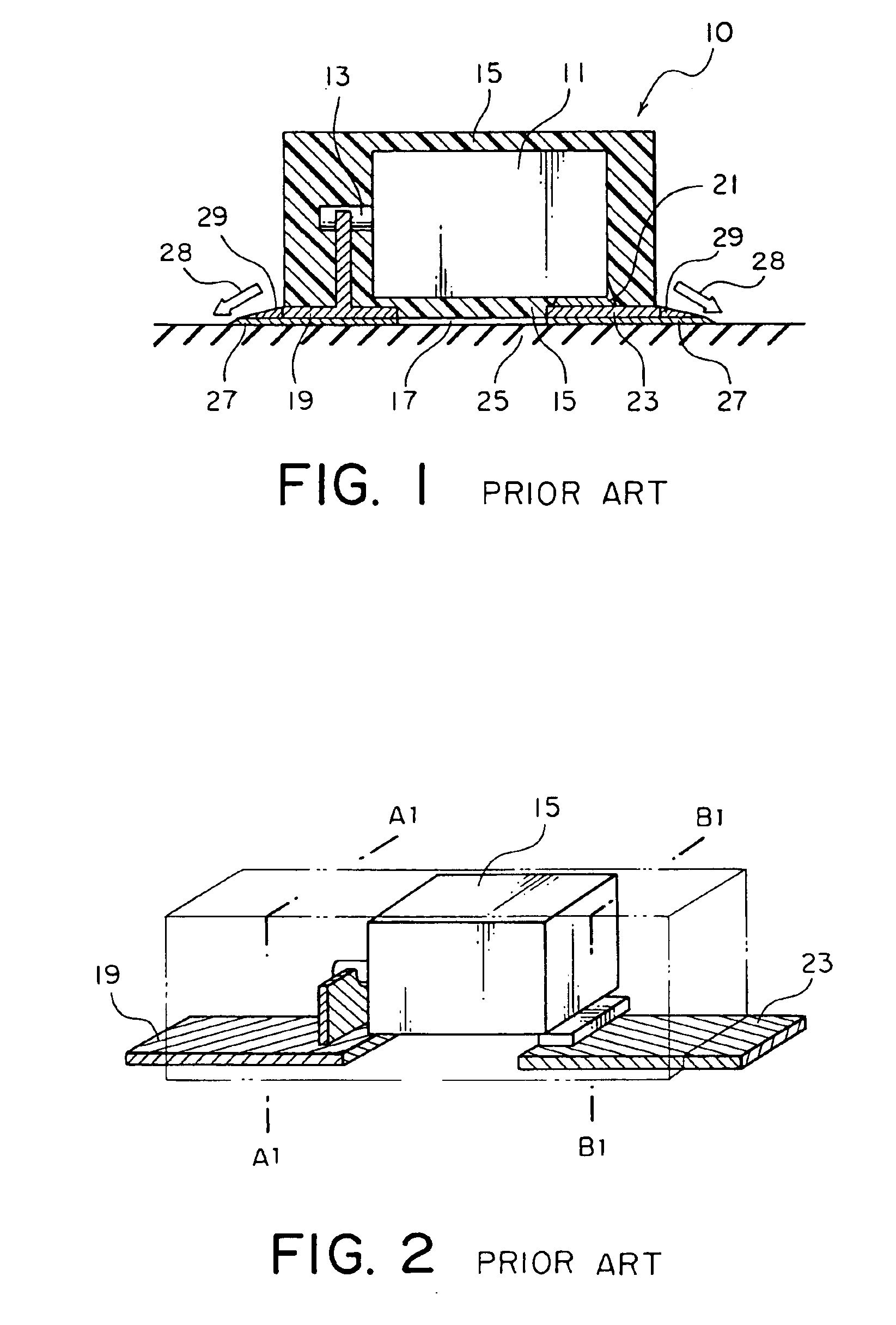 Chip-type capacitor, method of manufacturing the same and molding die