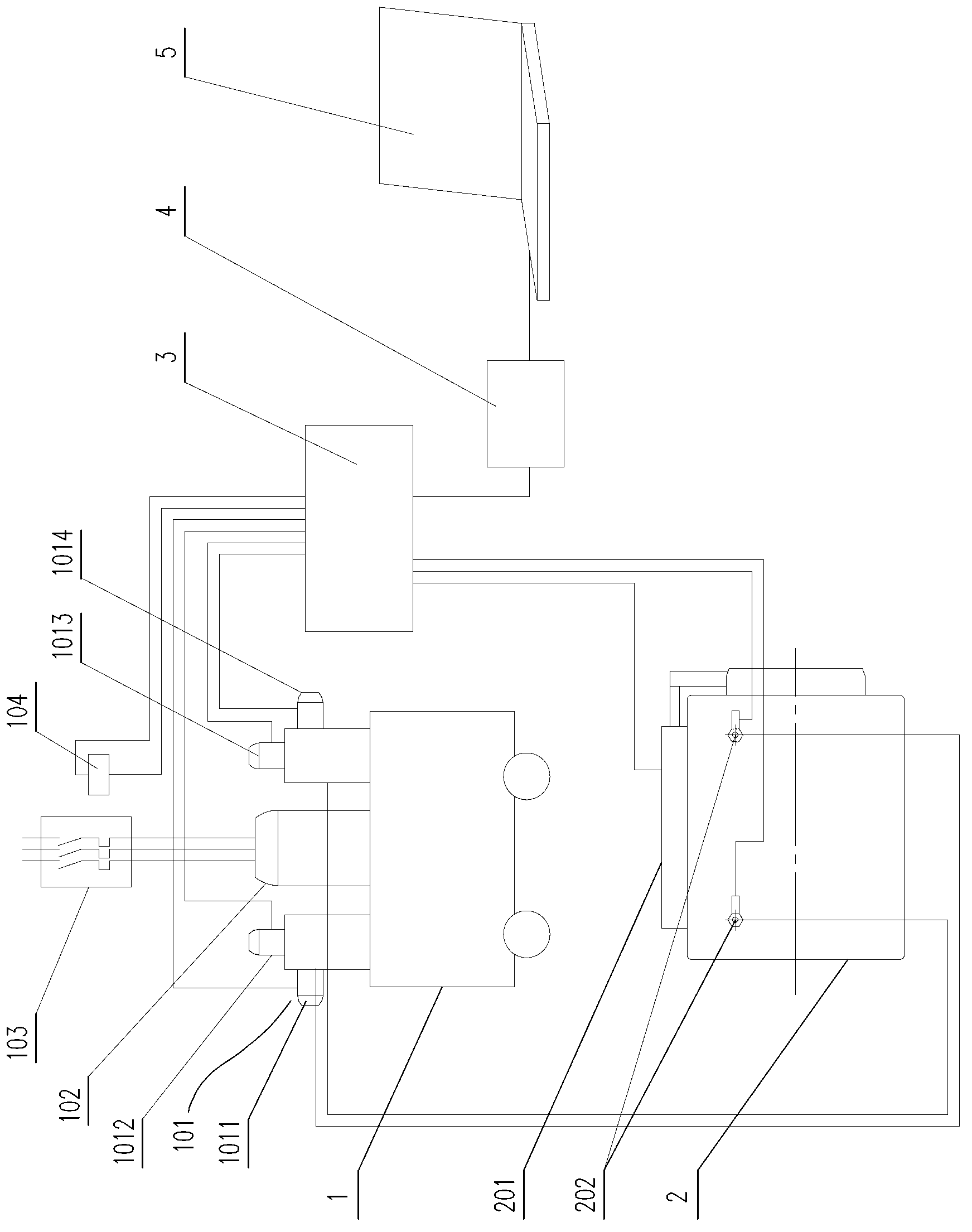 Automatic tension control system and method thereof