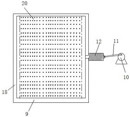 Automatic fluidized bed suspension material bin cleaning device