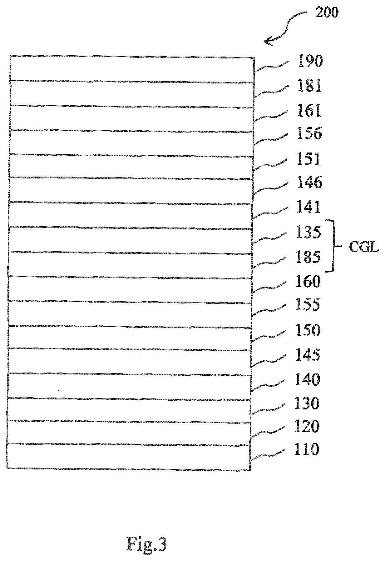 Organic Electronic Device, Display and LIghting Devices Comprising the Same