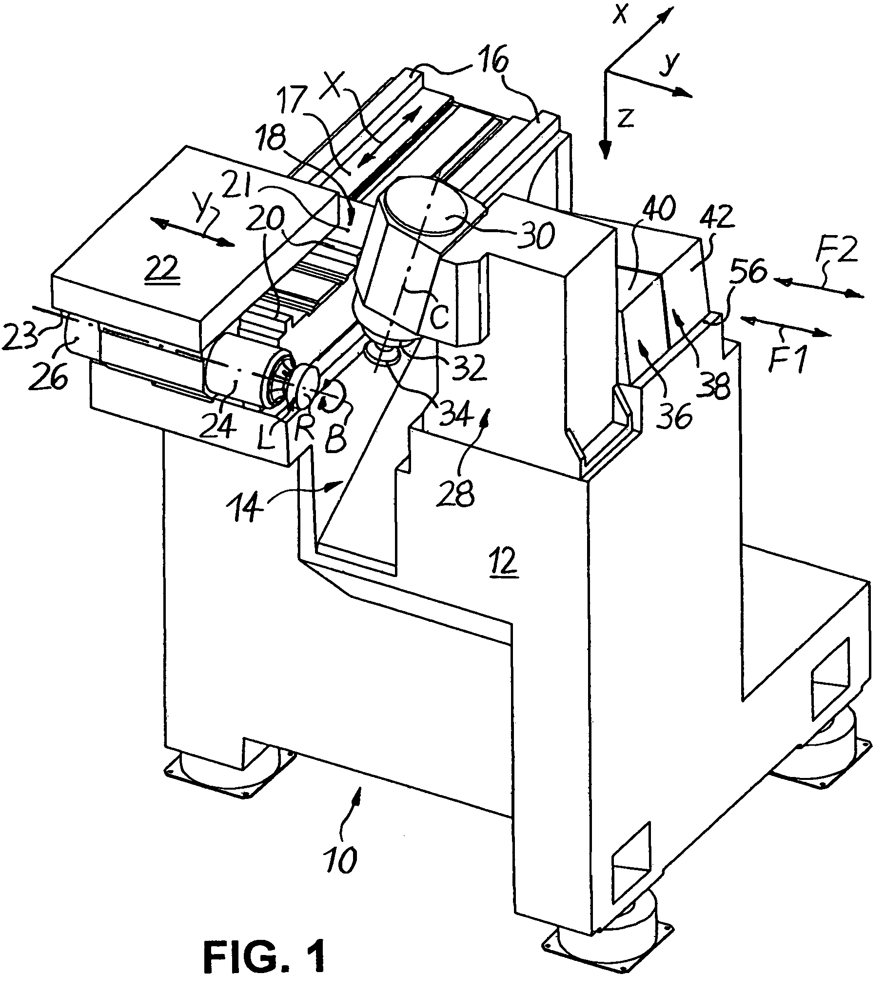 Machine for machining optical workpieces, in particular plastic spectacle lenses