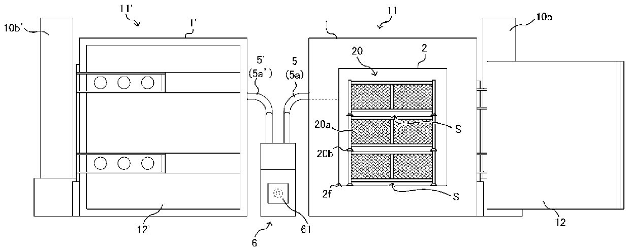 Indirect heating carbonization treatment system