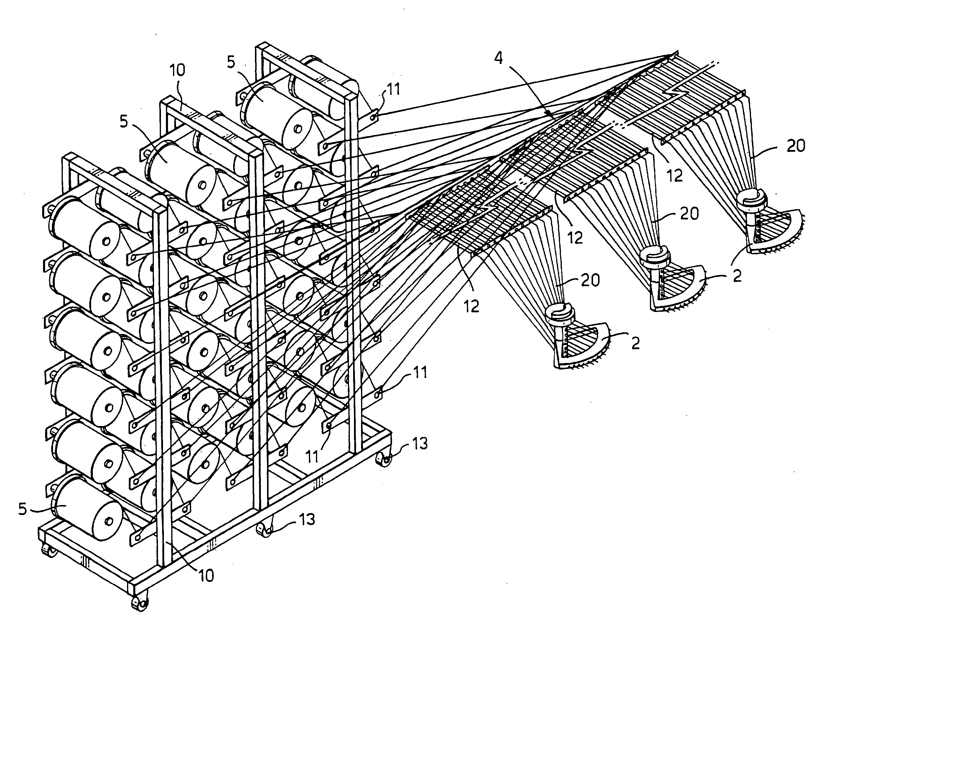 Carpet weaving loom