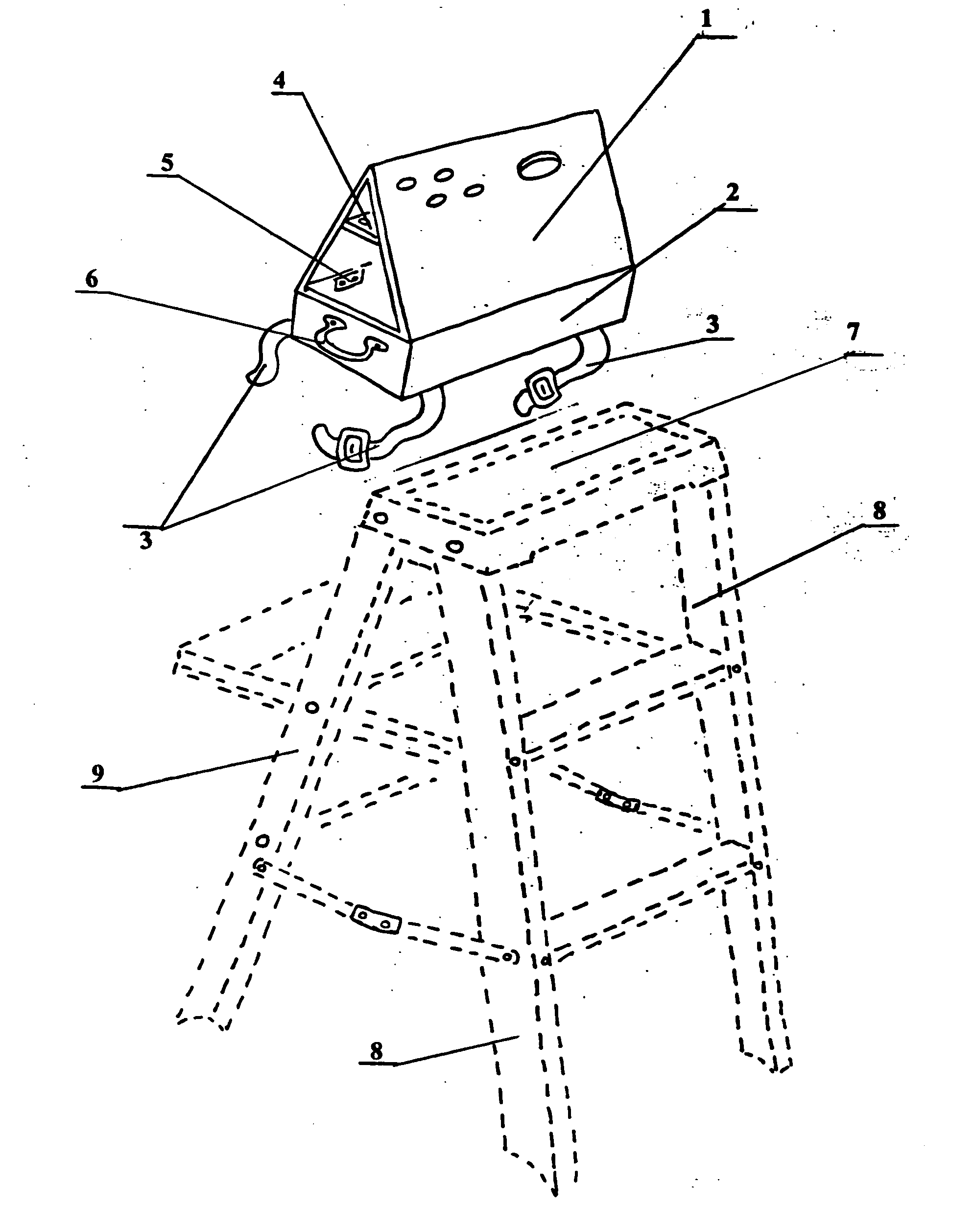 Step ladder safety device