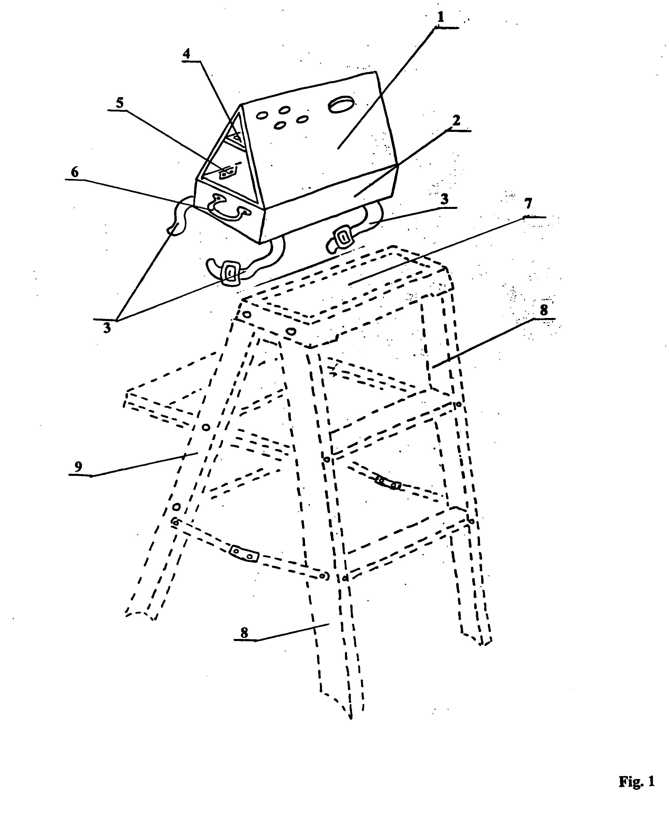 Step ladder safety device