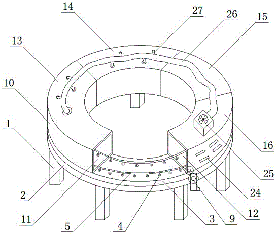 Multifunctional environmental protecting and energy saving rotary kiln