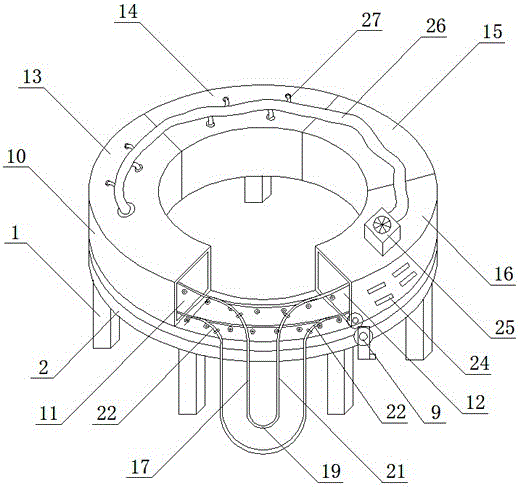 Multifunctional environmental protecting and energy saving rotary kiln