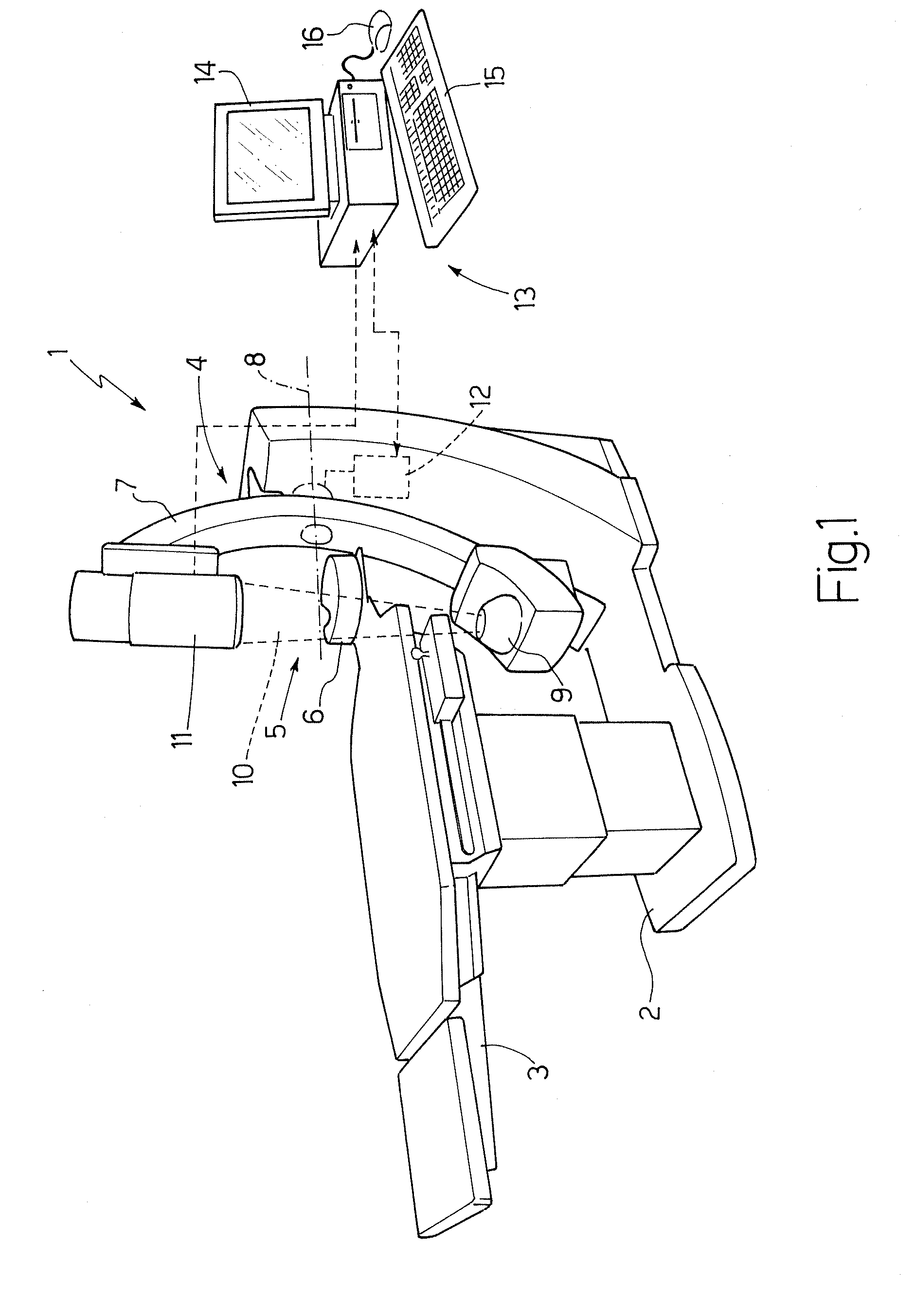 Method for the reconstruction of a panoramic image of an object, and a computed tomography scanner implementing said method