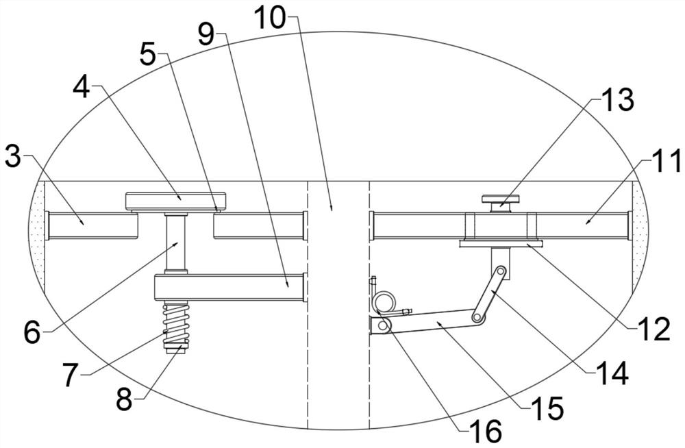 A lower splint structure for loudspeaker