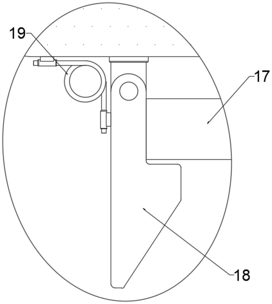 A lower splint structure for loudspeaker