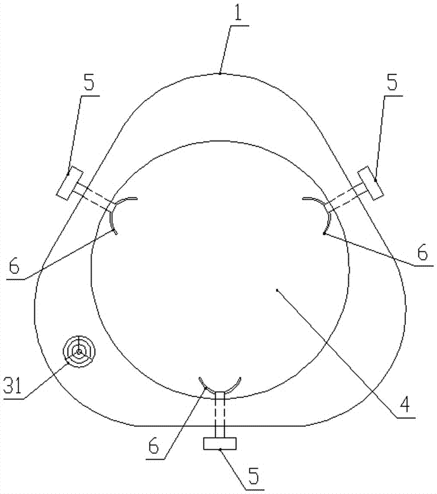 A surveying instrument tripod