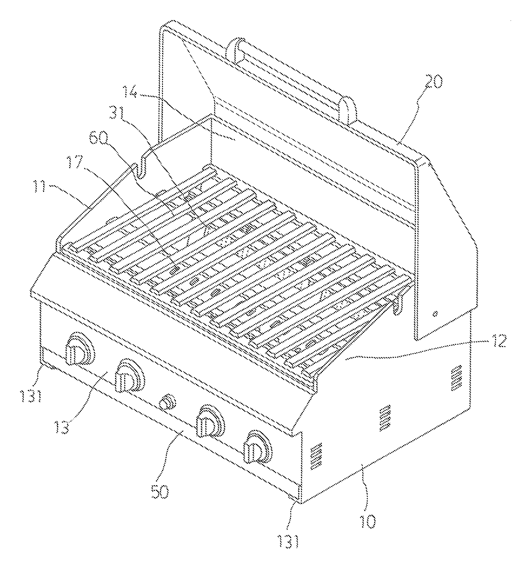 Smokeless barbecue grill