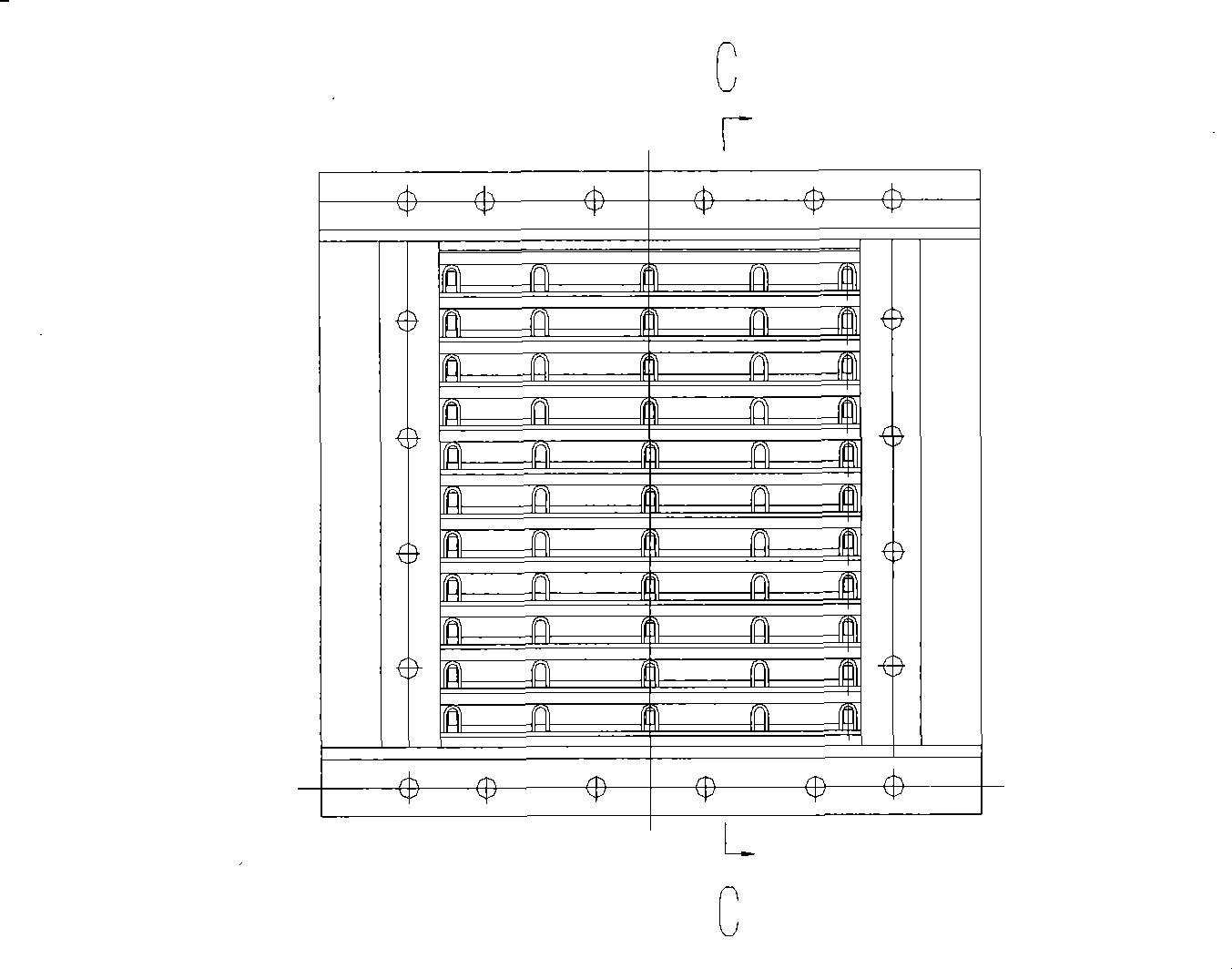 Non-welded plate type heat exchanger