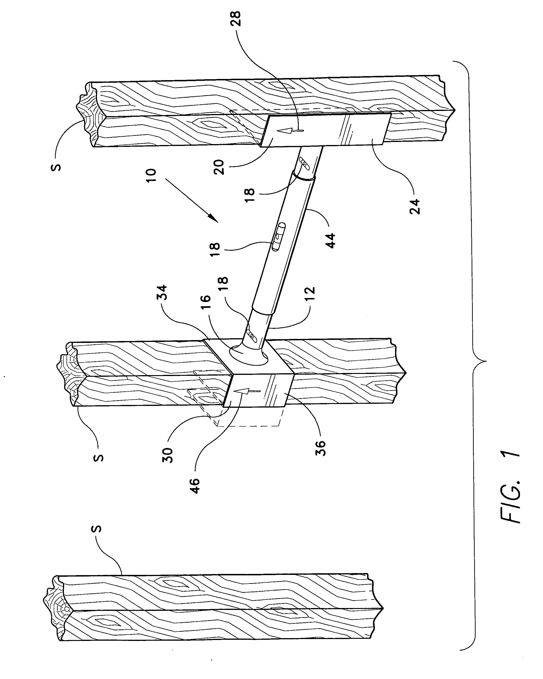 Stud framing brace