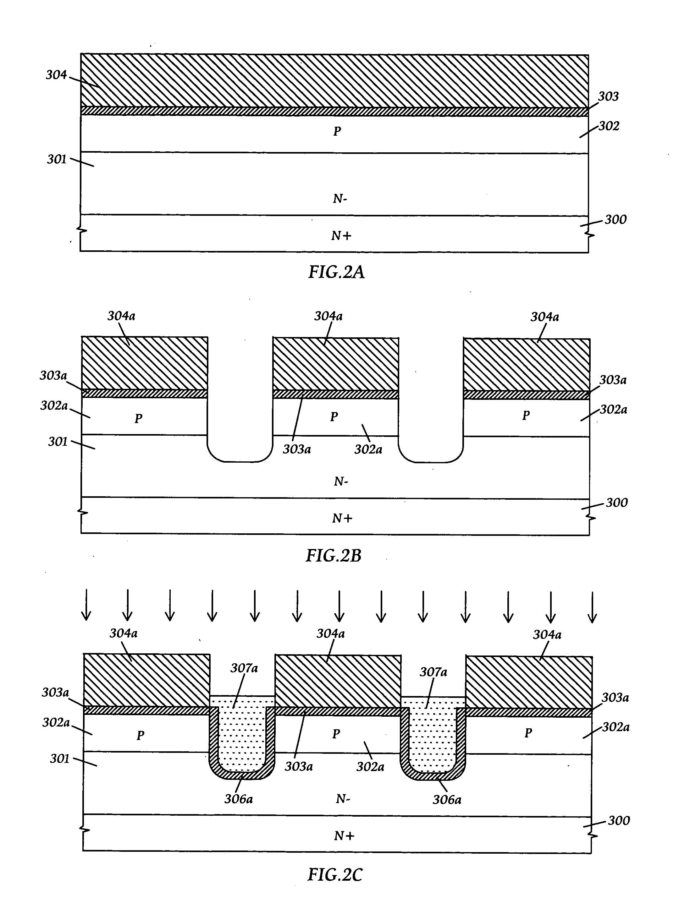 Self-aligned trench DMOS transistor structure and its manufacturing methods