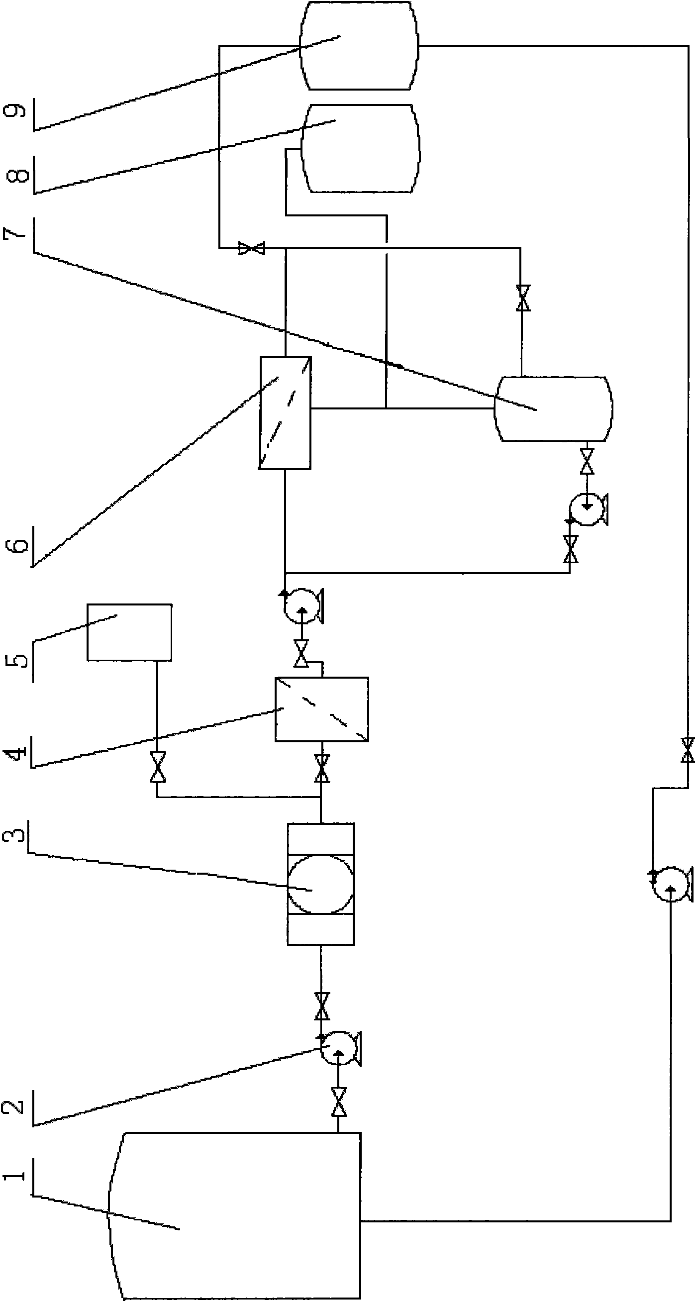 Method for removing sulfate radical from injected water in oil field for anti-scaling