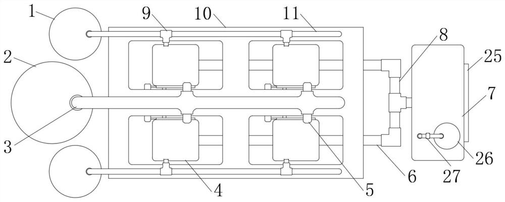 A high-efficiency separation and purification system for agricultural mud water