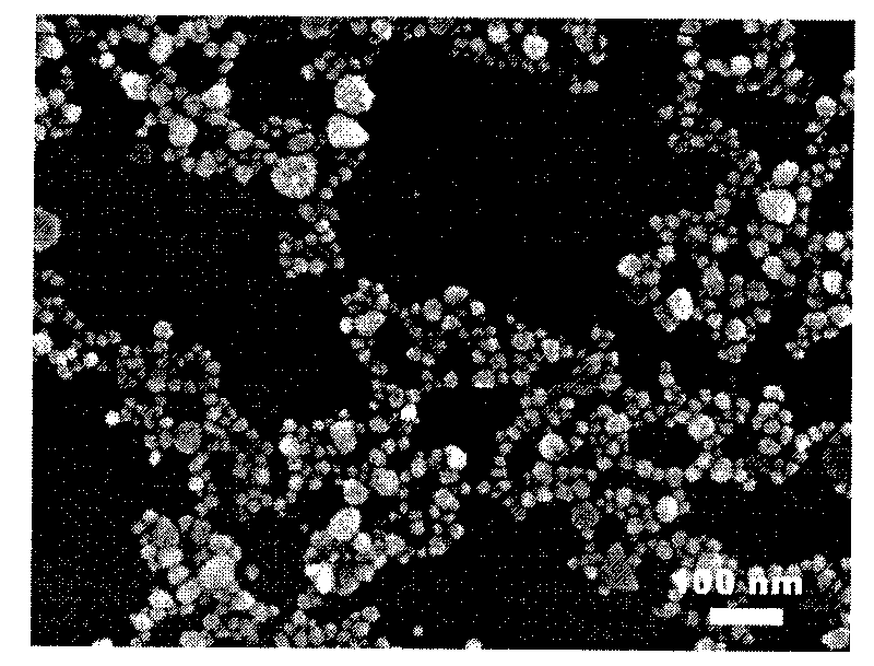 Solution for replacing silver plating in deposited nanostructure on surface of silicon matrix and use method thereof