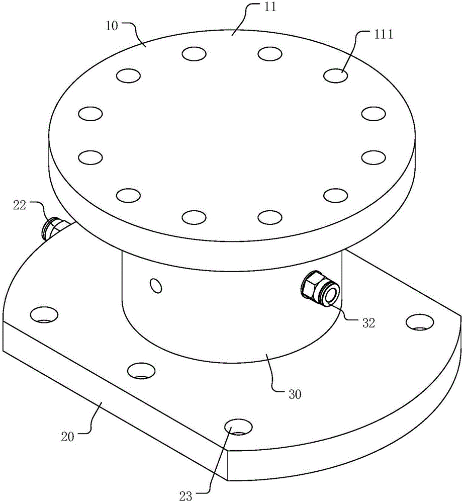 Pneumatic component installing structure