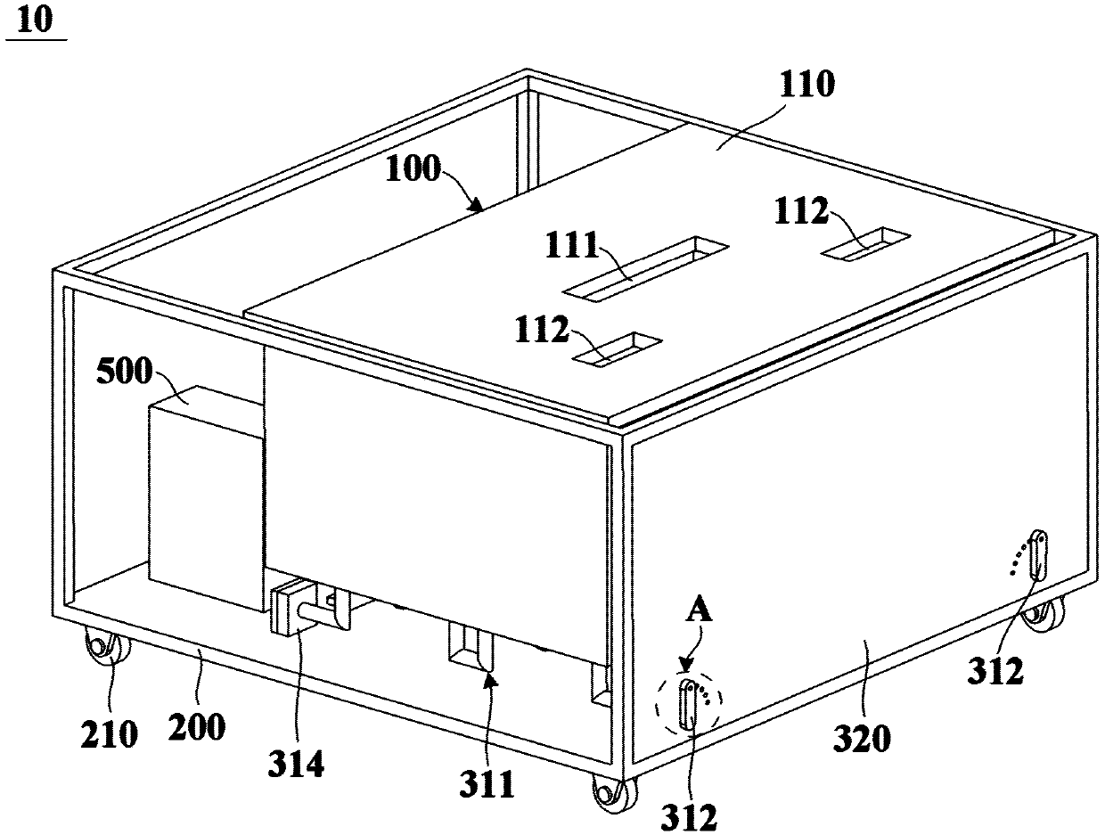 Refrigeration module for cold storage and refrigerating device and cold storage and refrigerating device