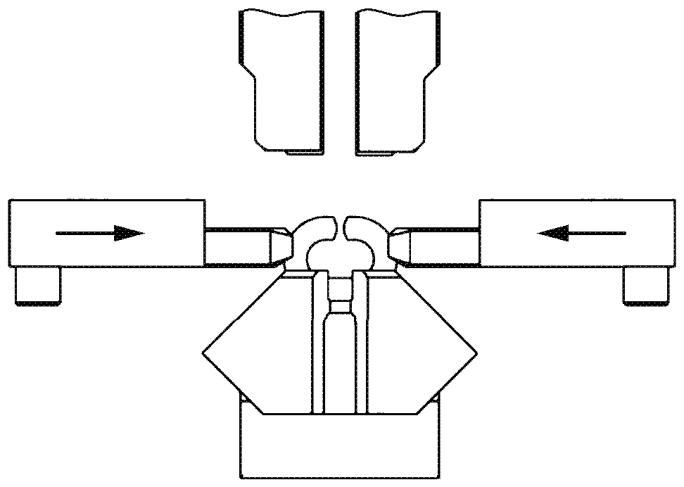 Chain welding machine used for butt welding of chain link resistors